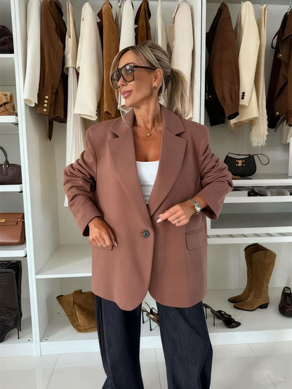 Damen Blazer-Kombi mit Kapuzenpullover
