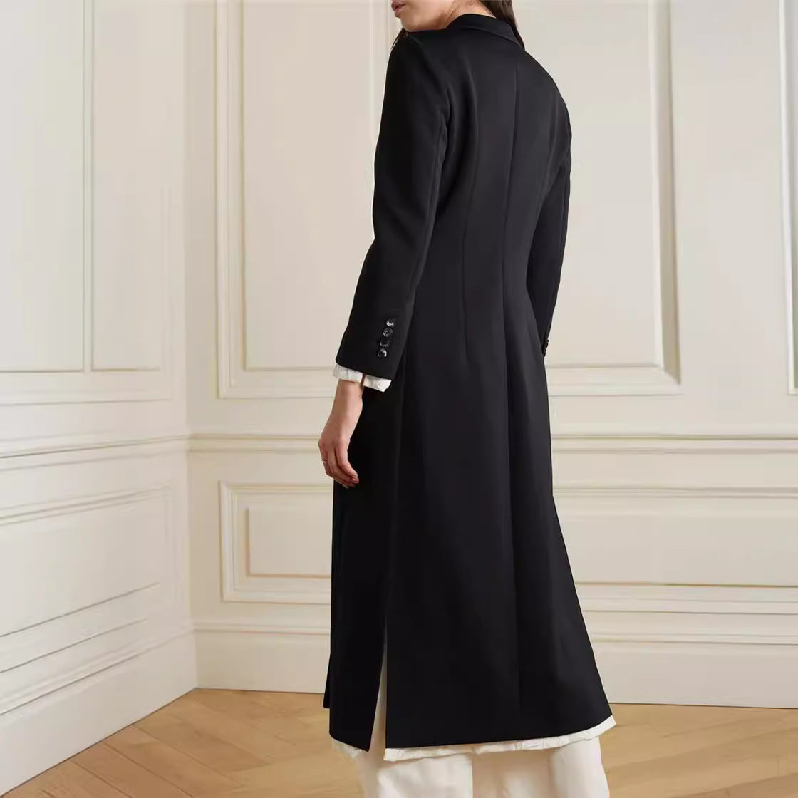 Damen Dufflecoat Elegantes Revers Norvielle