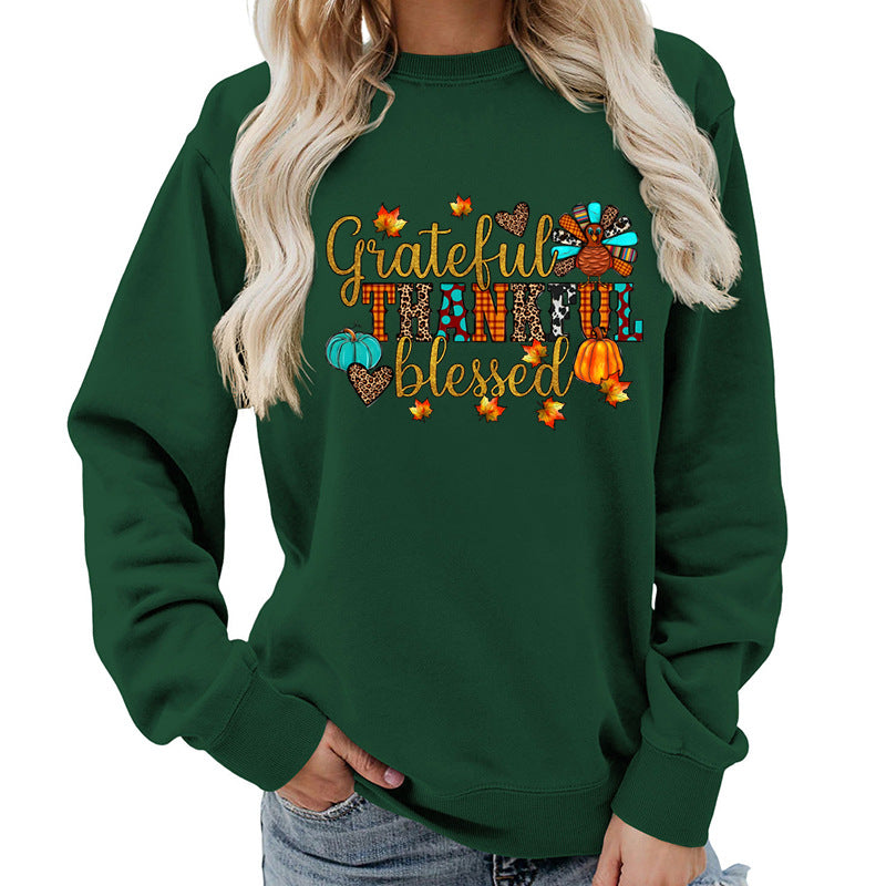 Damen Sweatshirt Herbstliches Motiv Norvielle