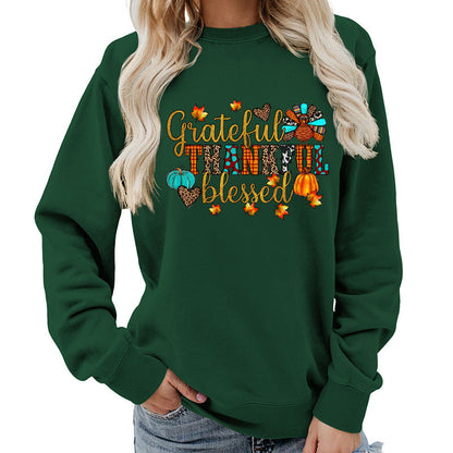 Damen Sweatshirt Herbstliches Motiv Norvielle