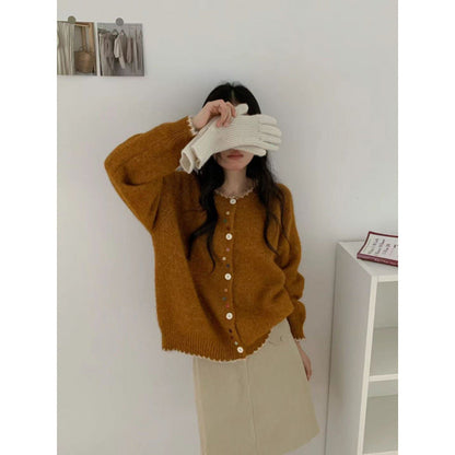 Damen Cardigan Kuschelig Bunt Norvielle