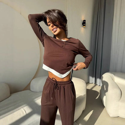Damen Freizeitsuit Langarm Norvielle Bequem