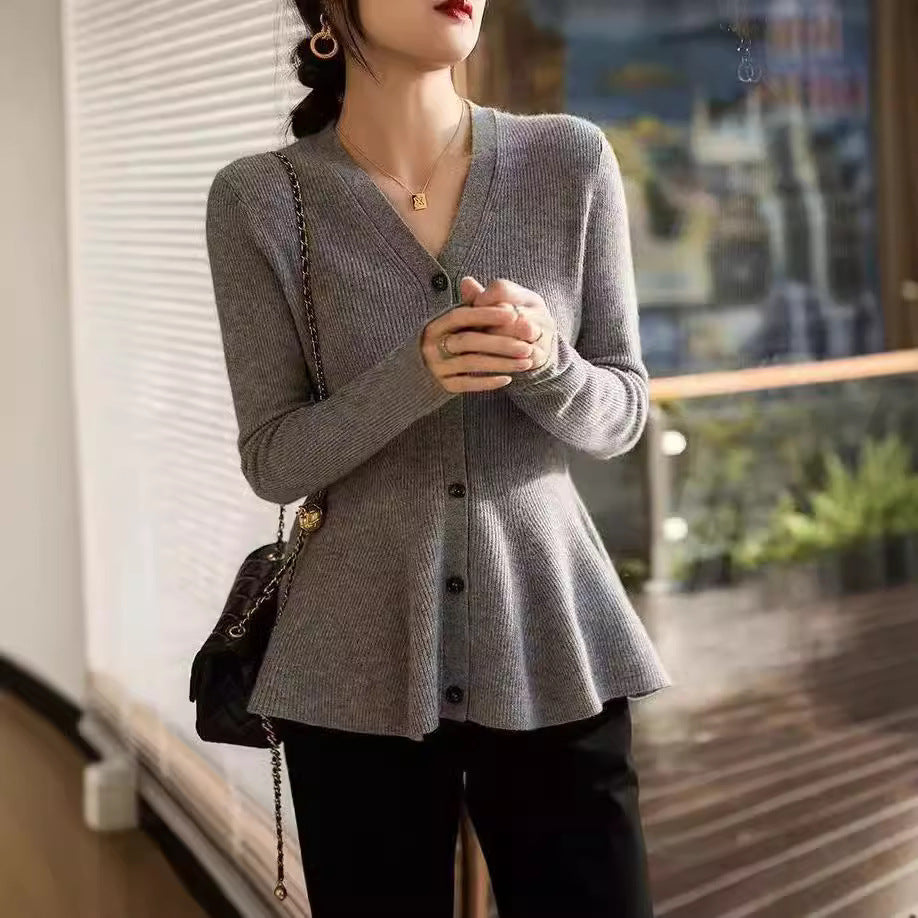Damen Strickjacke Tailliert Norvielle - Norvielle
