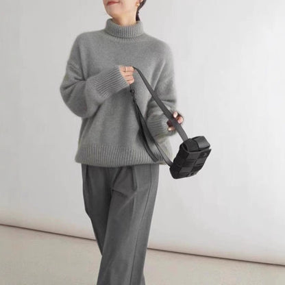 Damen Rollkragenpullover aus Wolle Norvielle