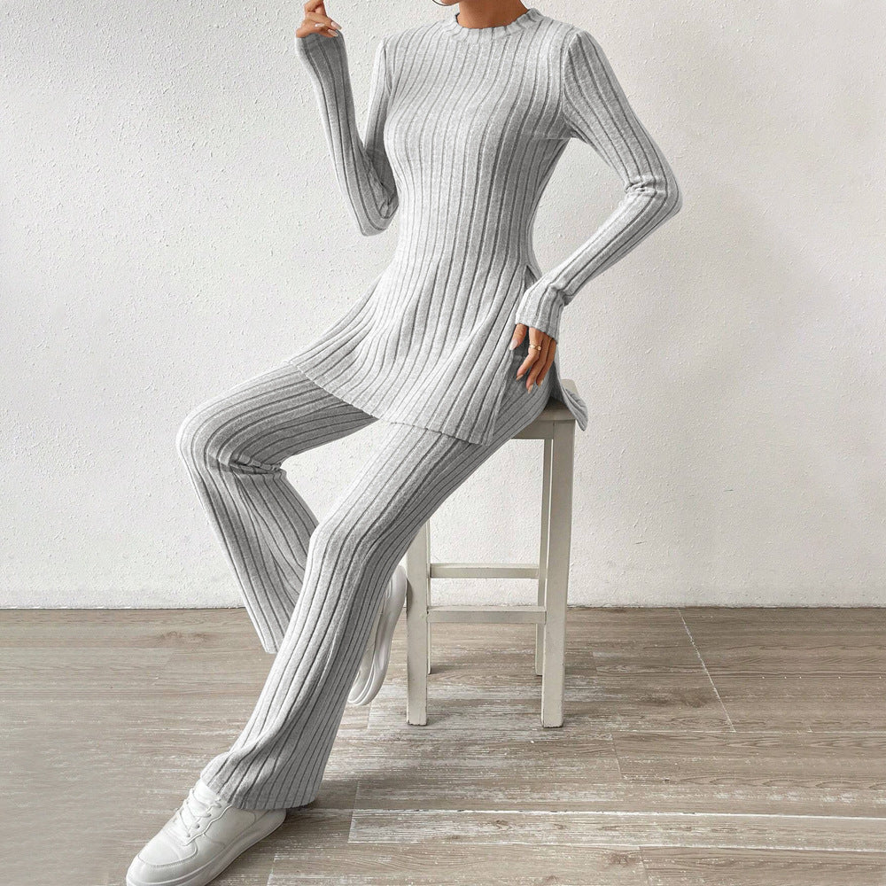 Damen Strickanzug Langärmlig Elegantes Design Norvielle