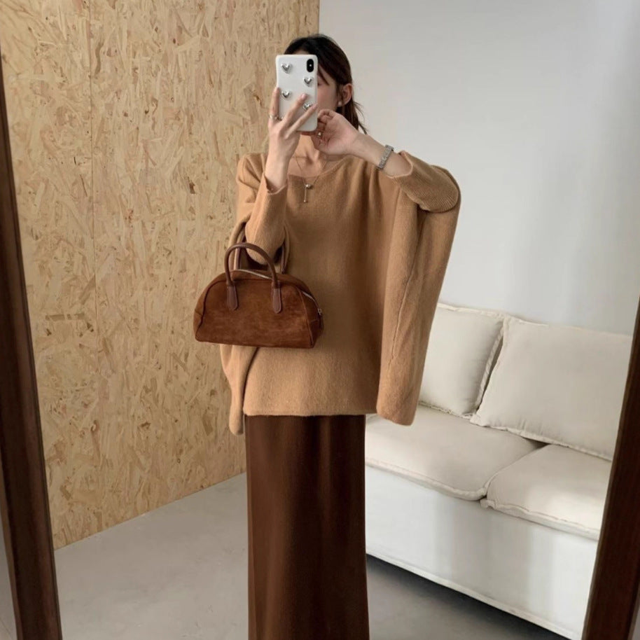 Damen Oversized Pullover Weich Norvielle
