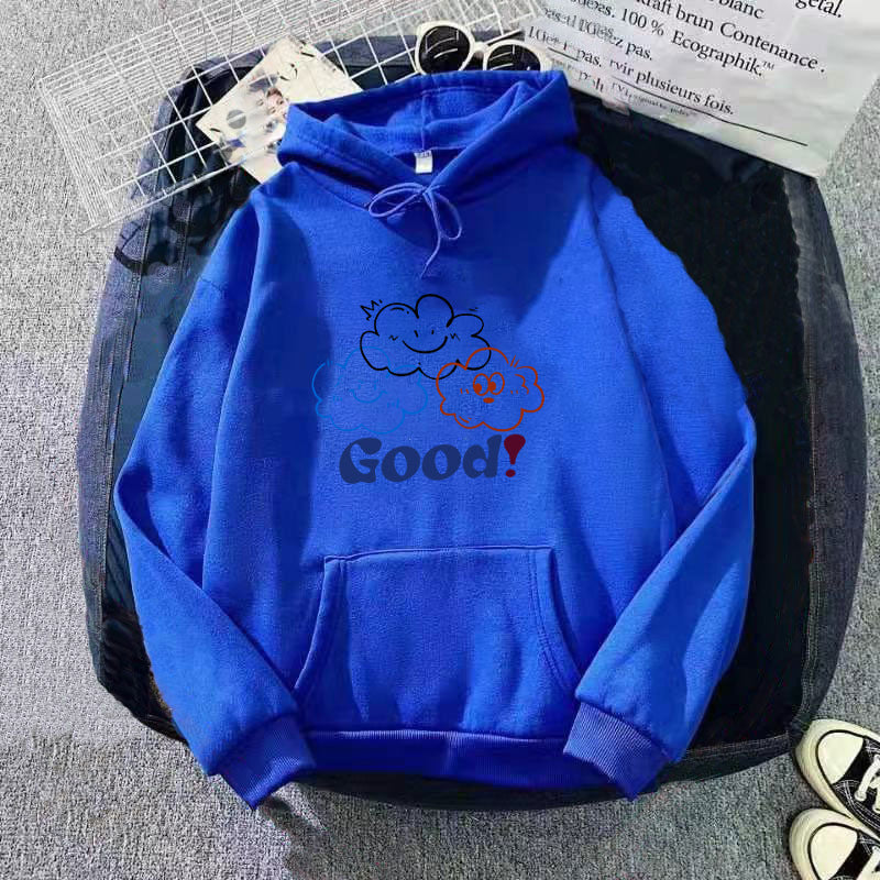 Damen Kapuzenpullover Cartoon-Motiv Bequem Norvielle