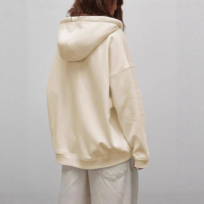 Damen Kapuzenpullover Norvielle Weicher Schnitt Bequem