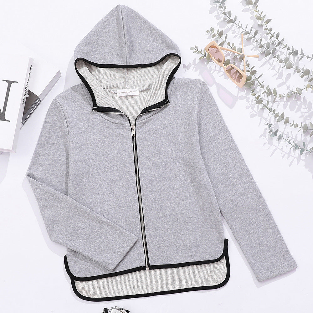Damen Sportliche Zip-Hoodie Jacke Norvielle -> Damen Sportzip-Hoodie - Norvielle