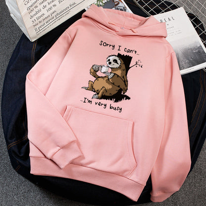 Damen Kapuzensweater Tiermotiv Weich Norvielle