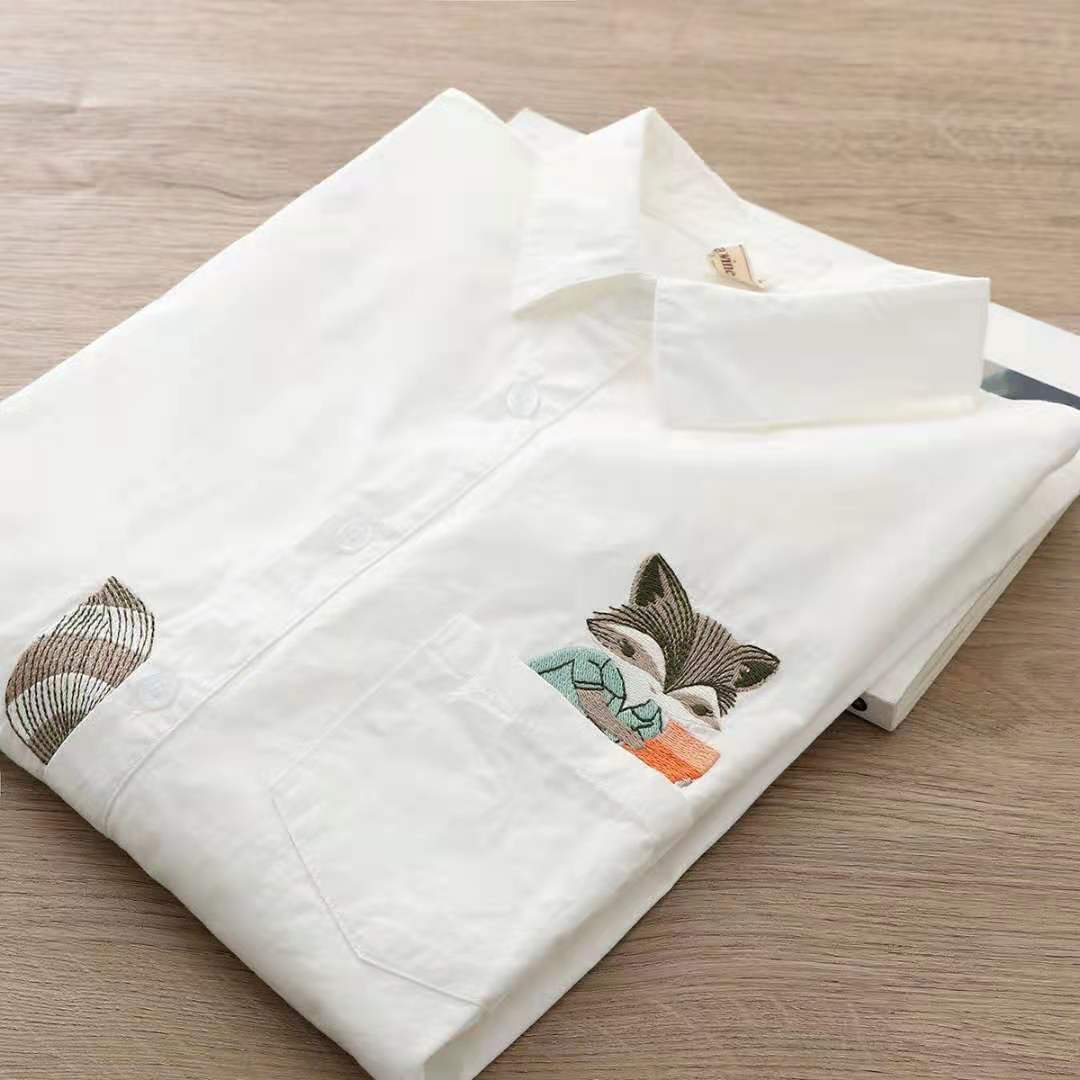 Damen Langarmbluse Tiermotiv Norvielle - Norvielle