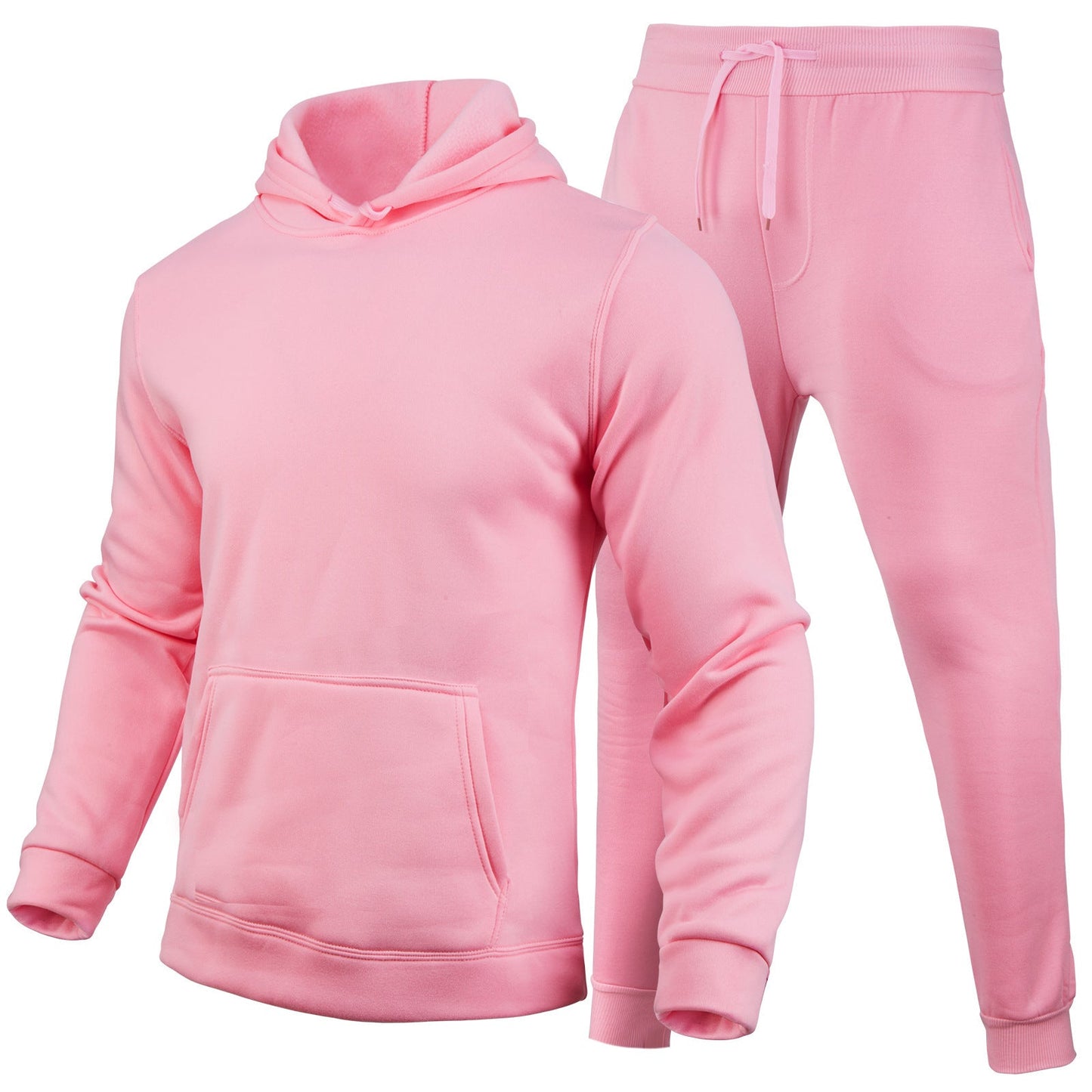 Damen Sportliches Hoodie- und Jogginghose-Set Baumwollmix