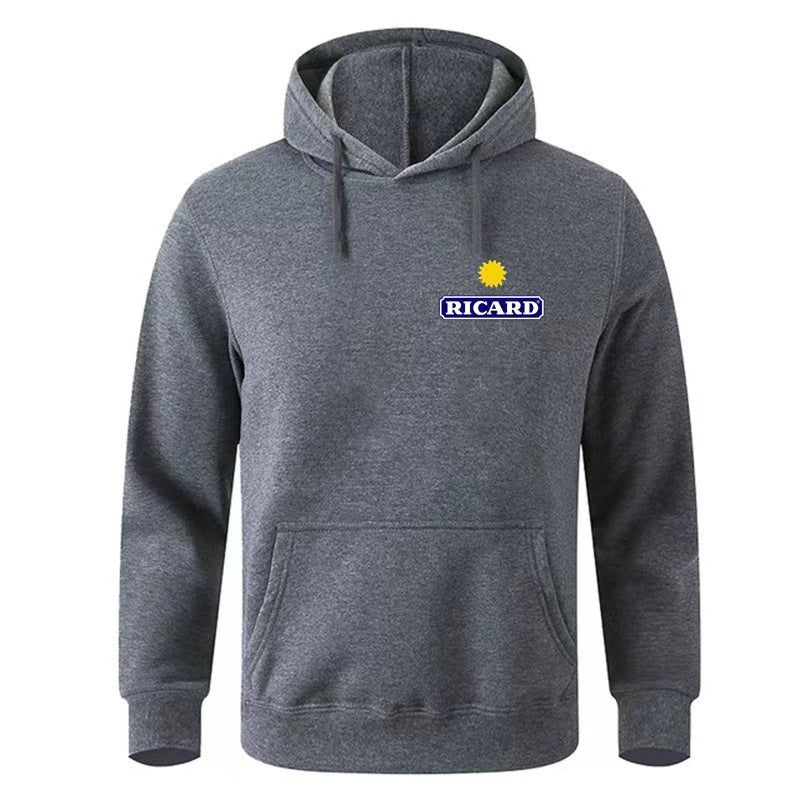 Damen Kapuzenpullover Baumwolle Lässig Schwarz - Norvielle