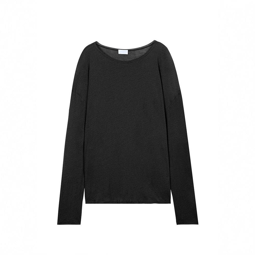 Damen Langarmshirt Baumwollmix Norvielle