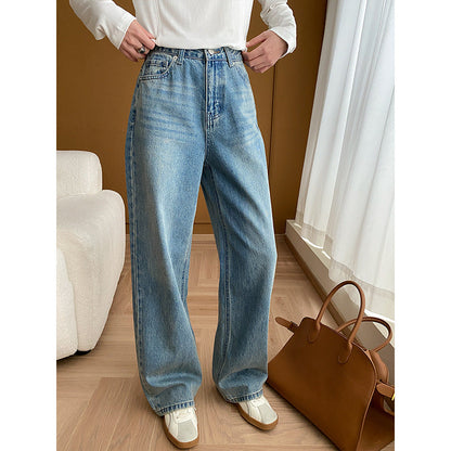 Damen High-Waist Jeans Nachhaltiger Denim Lässiger Schnitt Schwarz - Norvielle