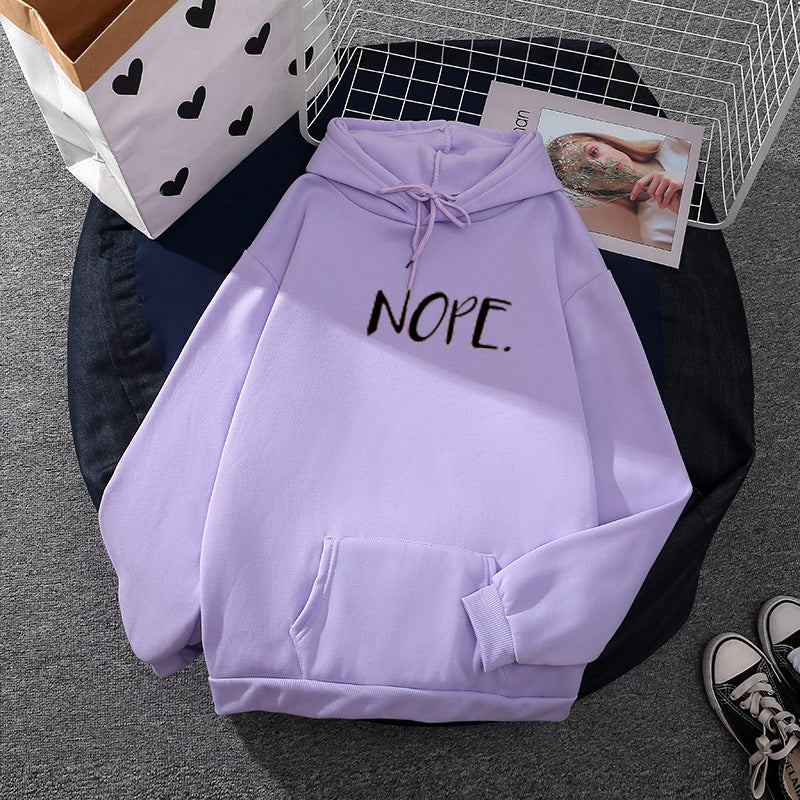 Damen Kapuzenpullover Witziger Schriftzug