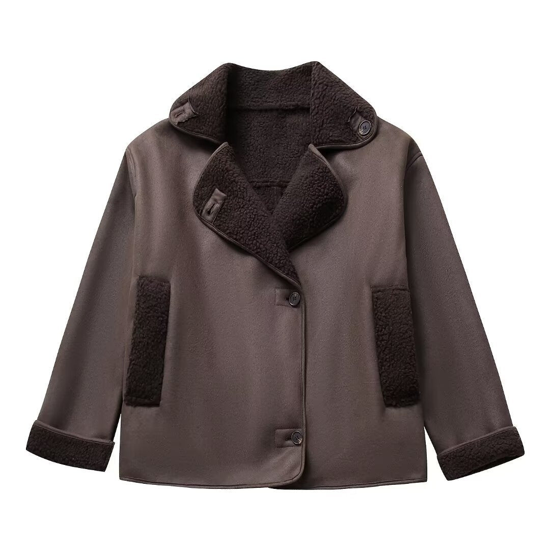 Damen Fleecejacke Kuscheliges Innenfutter Norvielle