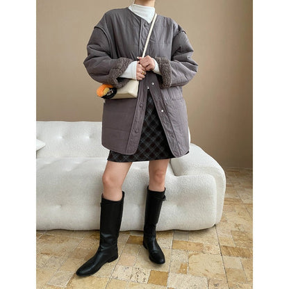 Damen Steppjacke Kuscheliges Innenfutter Praktische Taschen Norvielle