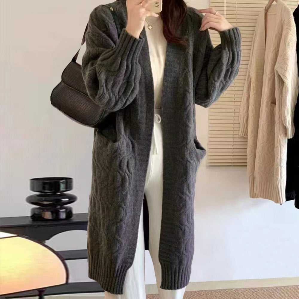 Damen Grobstrickjacke Norvielle