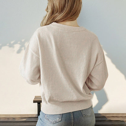 Damen Sweatpullover Weich Norvielle Bequem