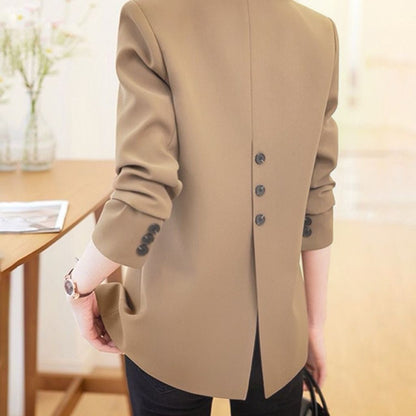 Damen Blazer Strukturiert Zeitlose Details Norvielle - Norvielle