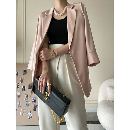 Damen Blazer Moderner Schnitt Norvielle