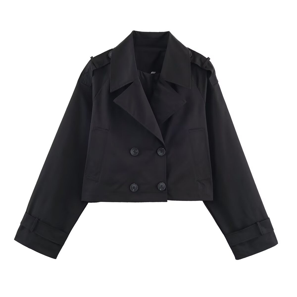 Damen Trenchcoatjacke Kurz Norvielle