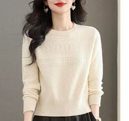 Damen Strickpullover Feines Zopfmuster Norvielle