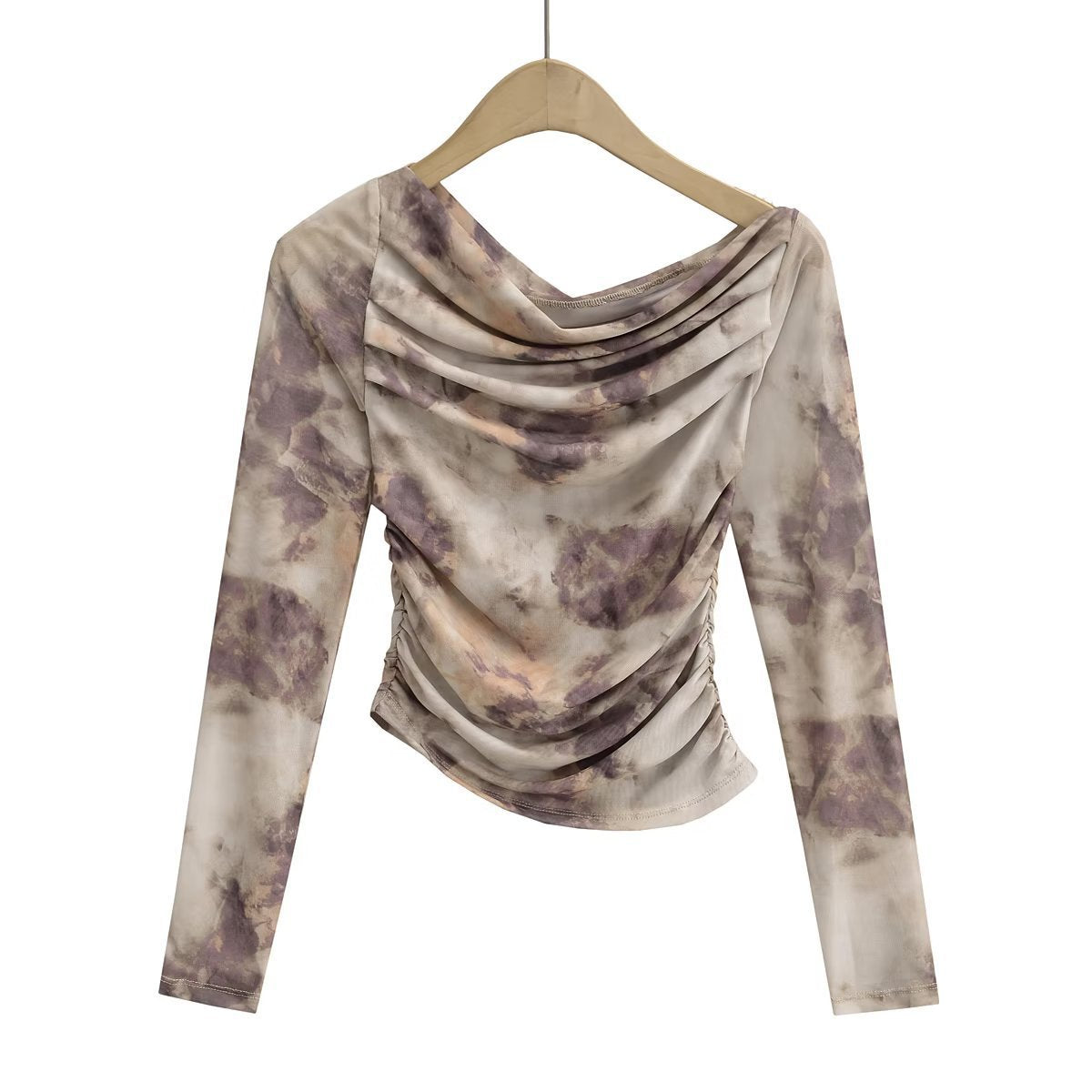 Damen Longsleeve- Gerafft Norvielle