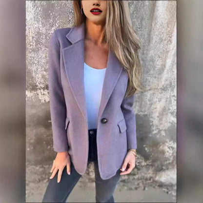 Damen Blazerjacke Weiches Fleece Norvielle
