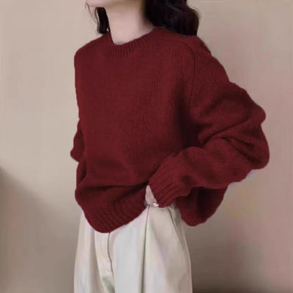 Damen Oversized-Pullover Kuschelig Norvielle