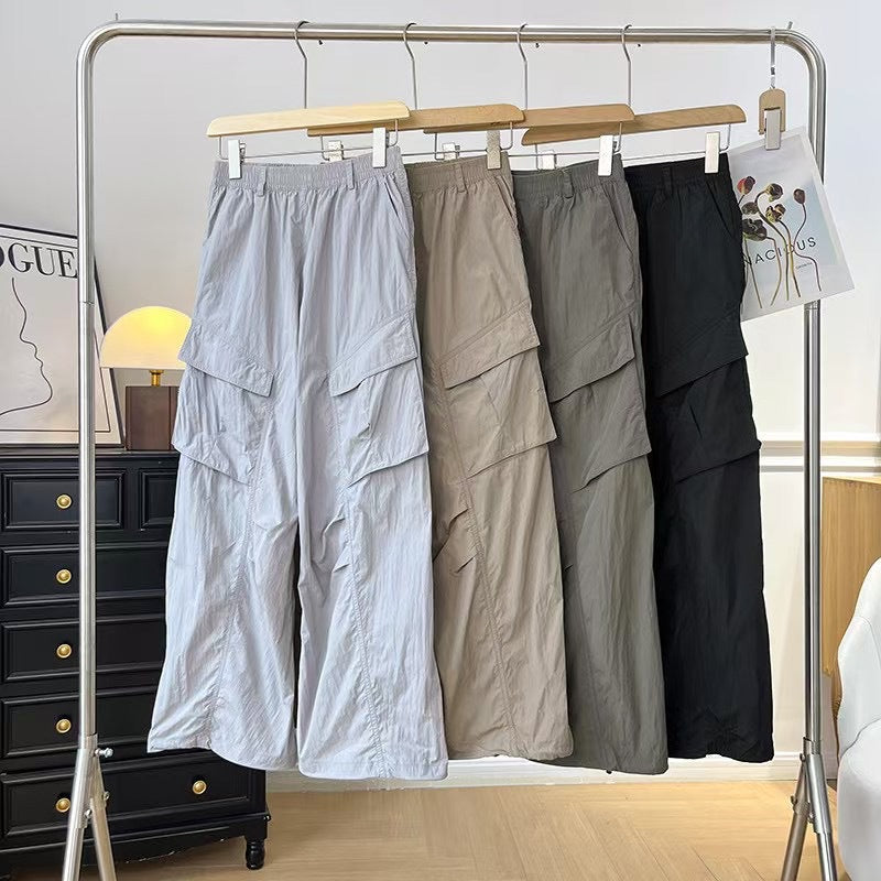 Damen Cargo-Hose Elastischer Bund Praktische Taschen Norvielle - Norvielle