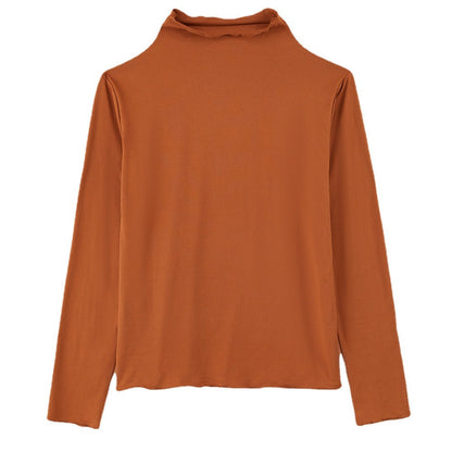 Damen Langarm Rollkragenpullover Norvielle
