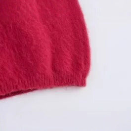 Damen Kuschelpullover Voluminöse Ärmel Norvielle