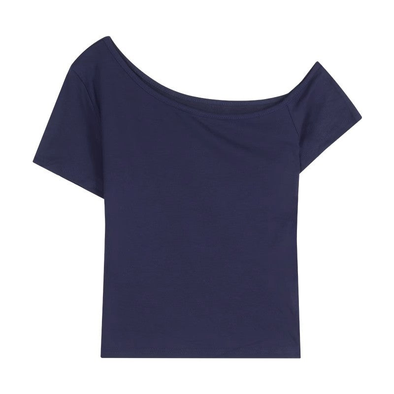 Damen Off-Shoulder Stretchmaterial Weich