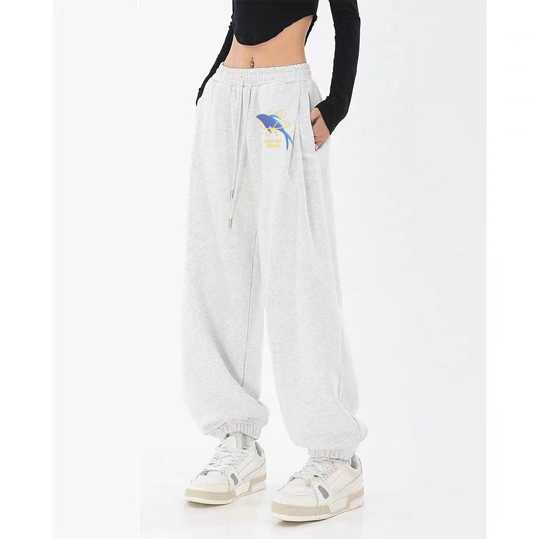 Damen Freizeithose Weit Bequem Mit Taschen