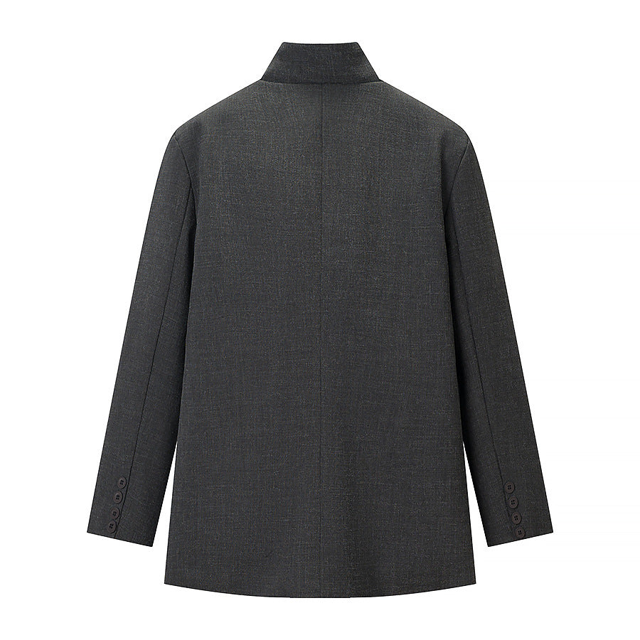 Damen Blazerjacke Lässig Mit Taschen Norvielle