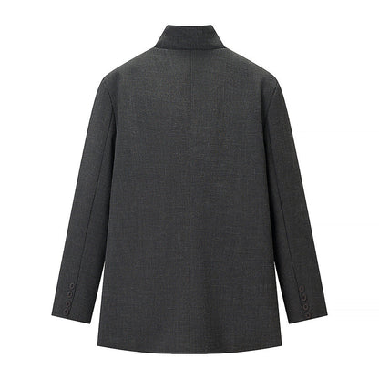 Damen Blazerjacke Lässig Mit Taschen Norvielle