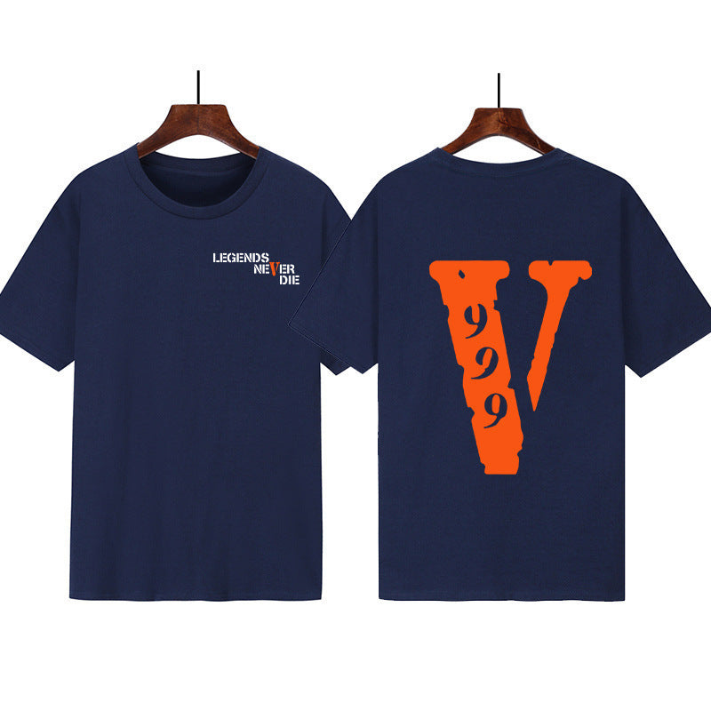 Damen Grafik T-Shirt mit originellem Schriftzug und kreativem Design