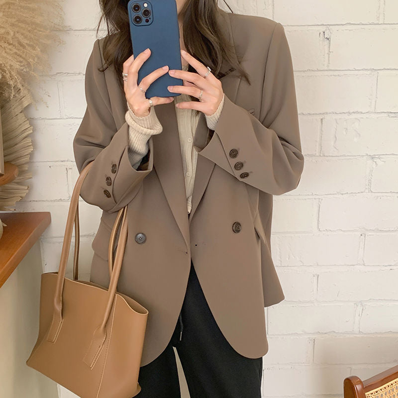 Damen Oversize Blazer Strukturiert Norvielle