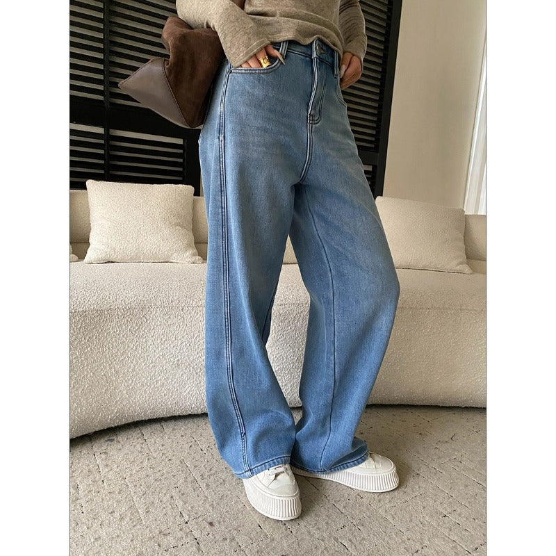 Damen Kapuzenjacke Oversized Kontrastreißverschluss Schwarz - Norvielle