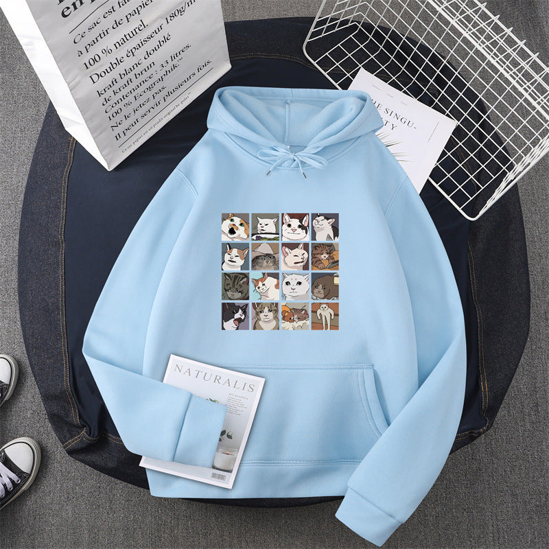 Damen Sweatshirt Tier-Motiv Norvielle