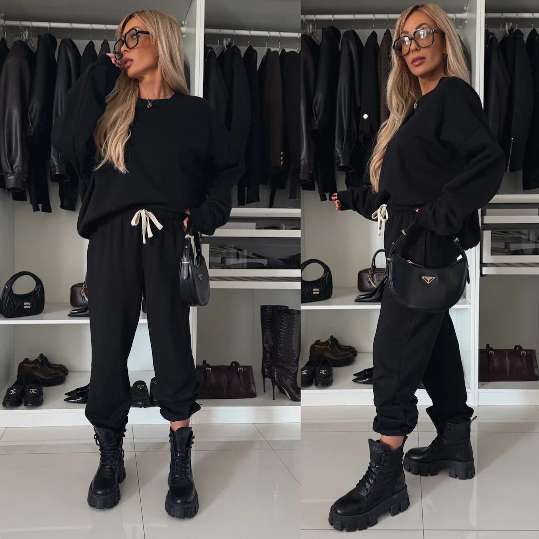 Damen Jogginganzug Elegant Komfortabel Norvielle