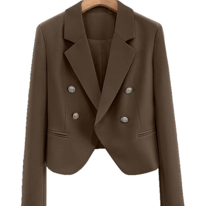 Damen Doppelreiher Blazer Zeitloser Stil