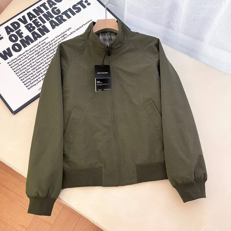 Damen Übergangsjacke modisch mit hohem Kragen und Taschen Norvielle