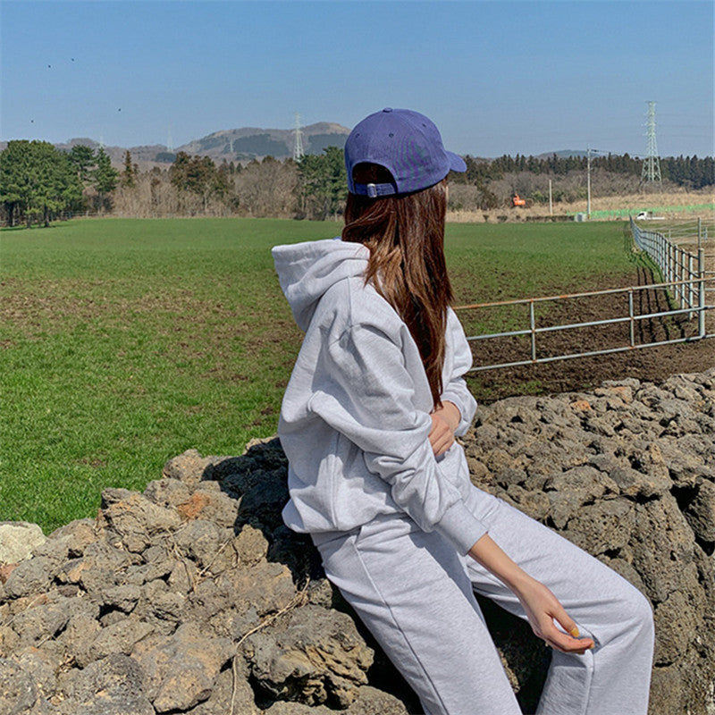 Damen Hoodie Jogging Set Norvielle Lässig