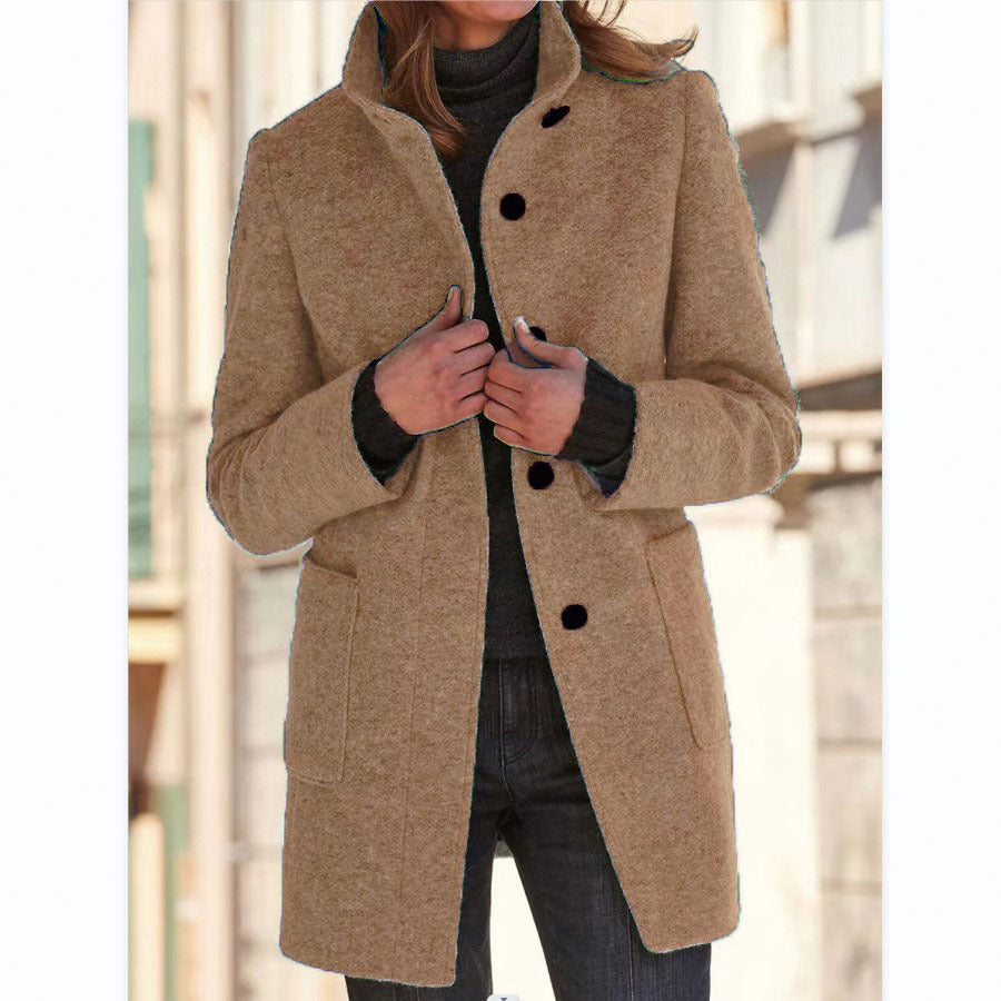 Norvielle Herren Button-Down-Mantel Elegantes Design