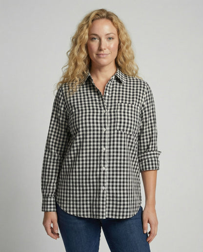 Damen Oversize Hemd Kariert - Norvielle