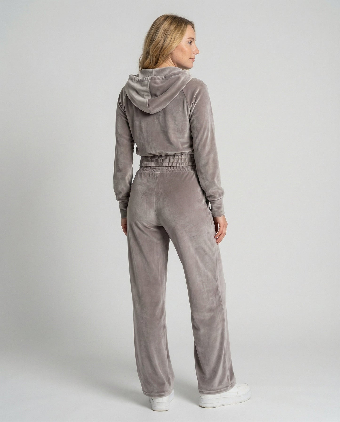 Damen Fleece Zweiteiler Minimalistisch