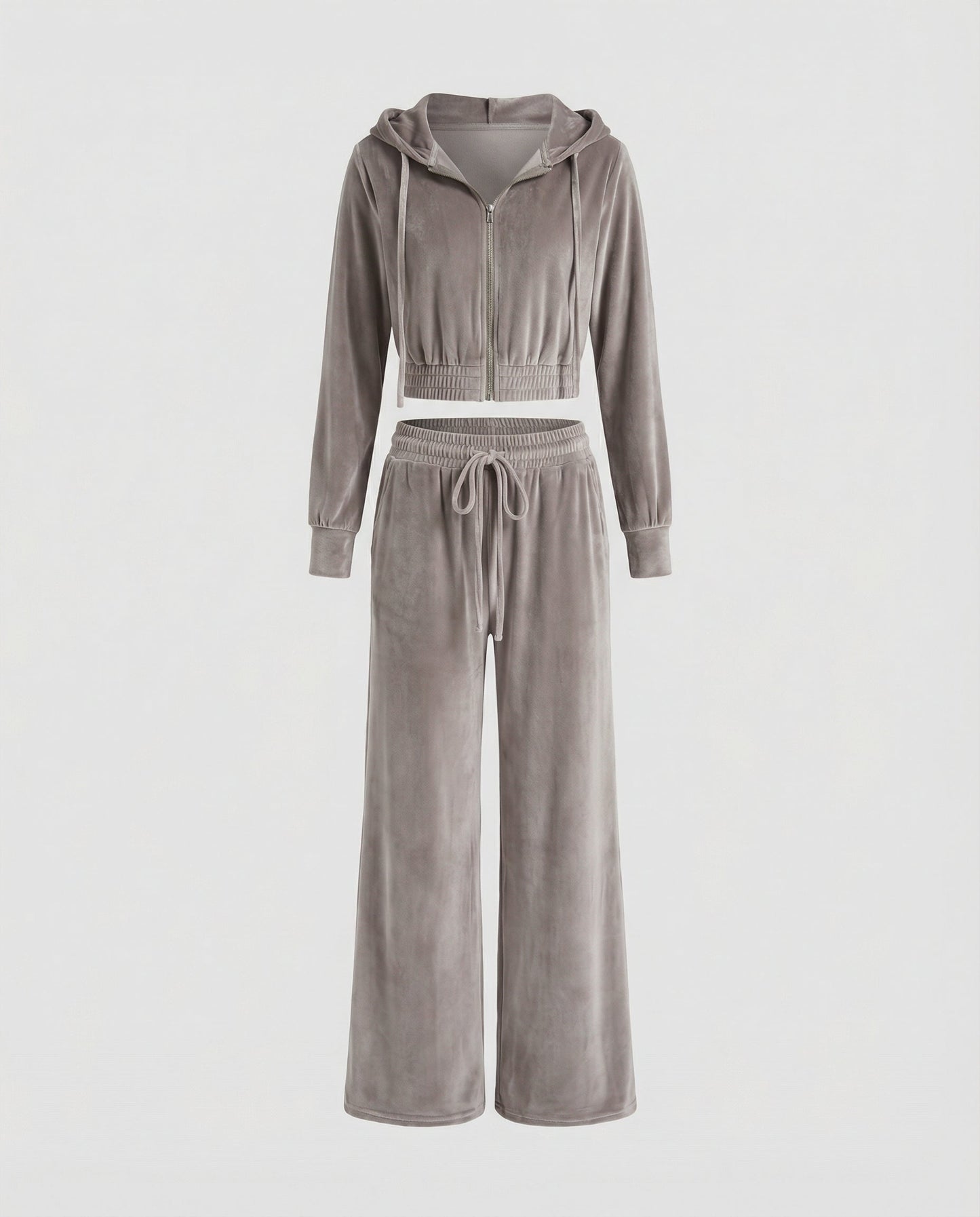 Damen Fleece Zweiteiler Minimalistisch